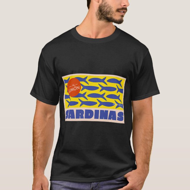 Sardiner med citron t shirt (Framsida)