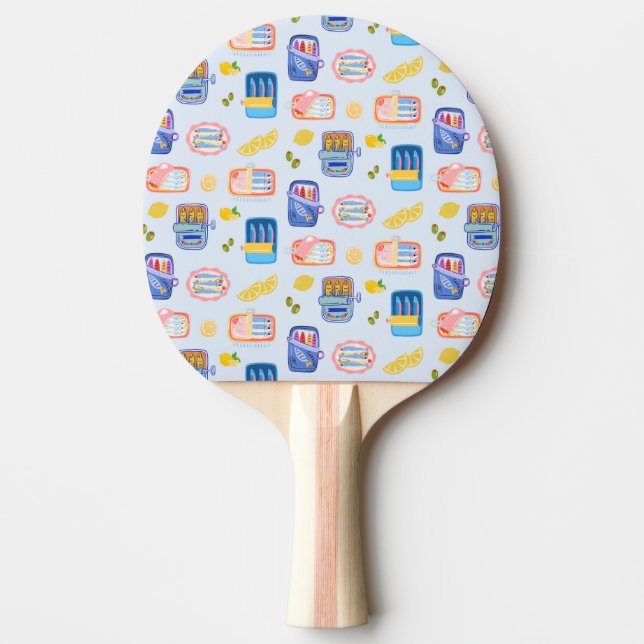 Sardiner och citroner pingisracket (Framsidan)
