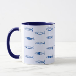 Sardines Pattern Mugg