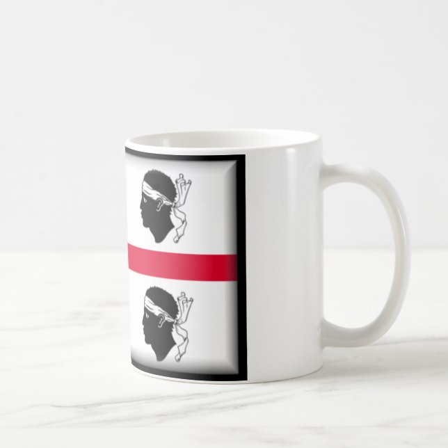 Sardinia flagga kaffemugg (Höger)