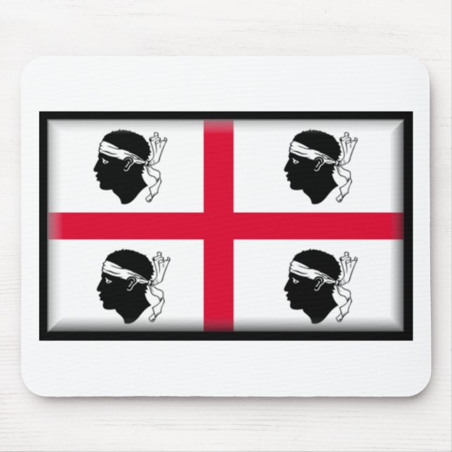 Sardinia flagga musmatta (Framsidan)