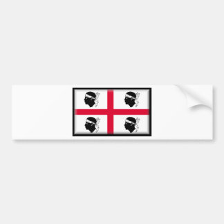 Sardinia (italien) flagga bildekal