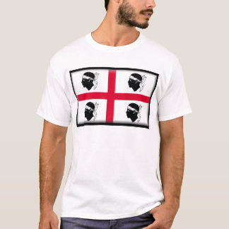 Sardinia (italien) flagga t-shirt