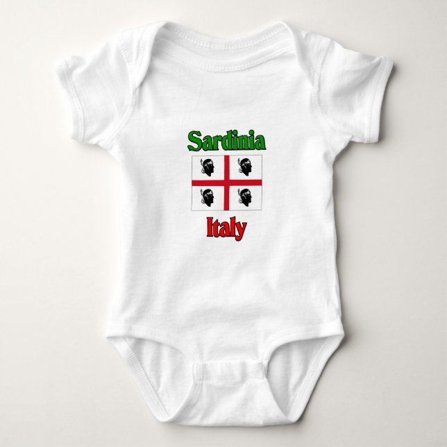 Sardinia italien tee shirt (Framsida)