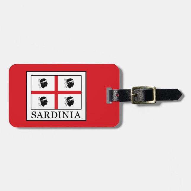 Sardinien Bagagebricka (Horisontell Framsida)