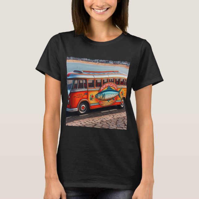 Sardinien buss t shirt (Framsida)