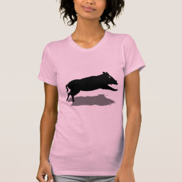 Sardinien, Cinghiale - Vild boar (flicka) Tee Shirt