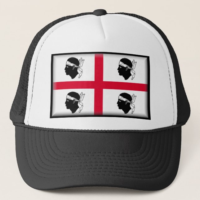 Sardinien (Italien) Flagga Keps (Framsida)