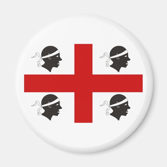 Sardinien, Italien Magnet (Framsidan)