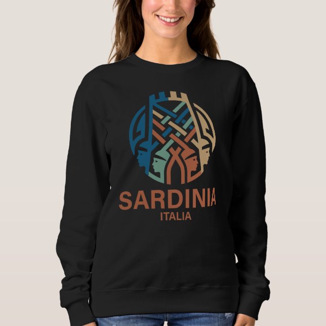 Sardinien Italien T Shirt (Framsida)