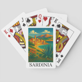 Sardinien Italien VIntage Resear Art Casinokort