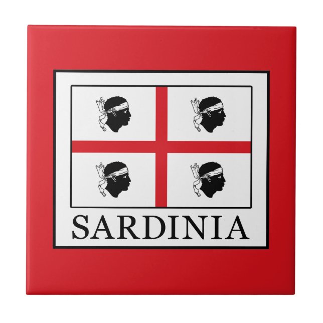Sardinien Kakelplatta (Framsidan)