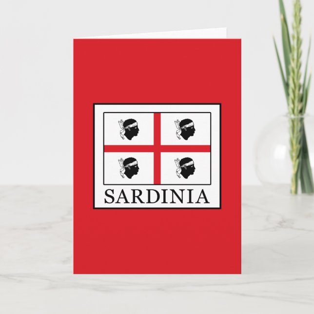 Sardinien Kort (Framsida)