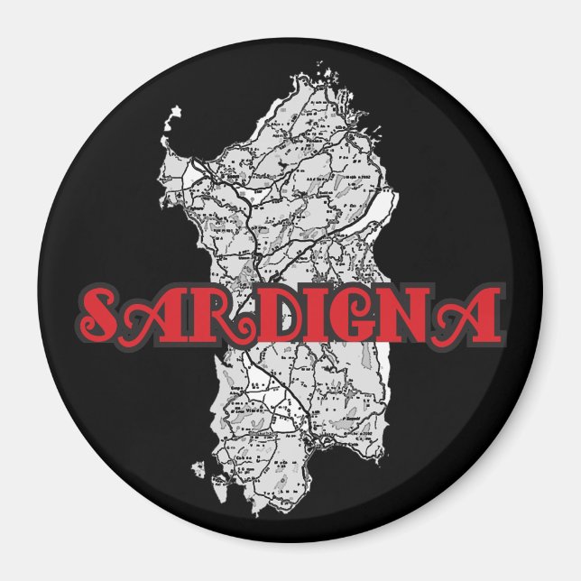 Sardinien Magnet (Framsidan)