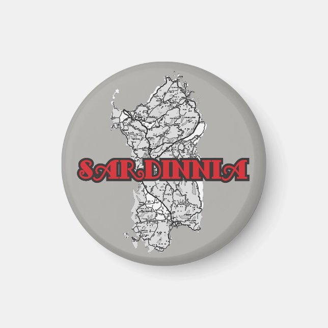 Sardinien Magnet (Framsidan)