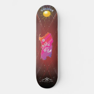 Sardinien Mini Skateboard Bräda 18,5 Cm