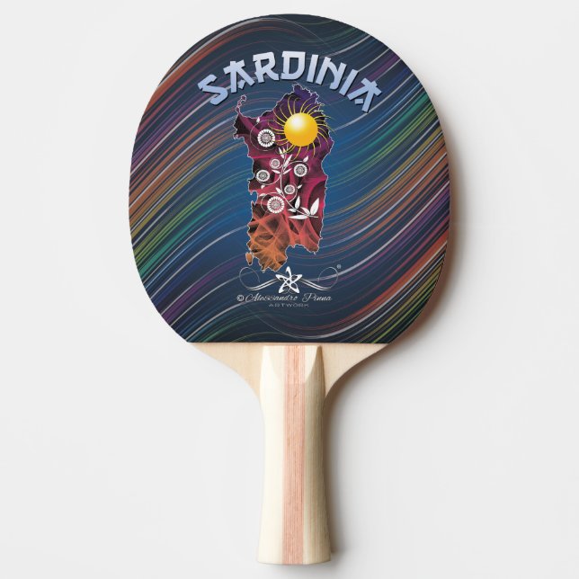Sardinien Pingisracket (Framsidan)