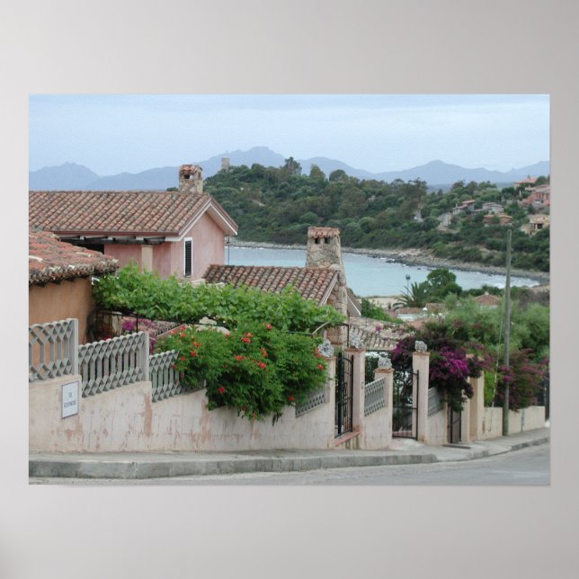 Sardinien Poster (Framsidan)