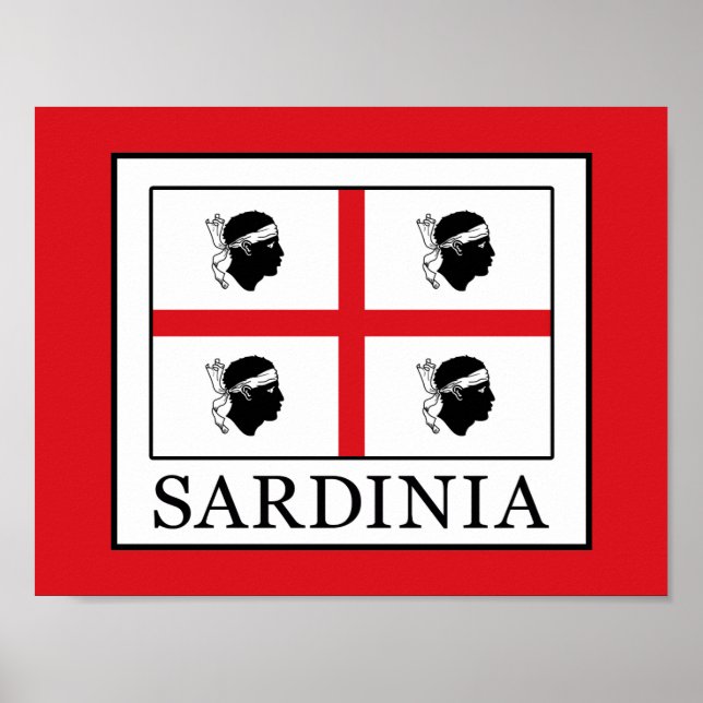 Sardinien Poster (Framsidan)