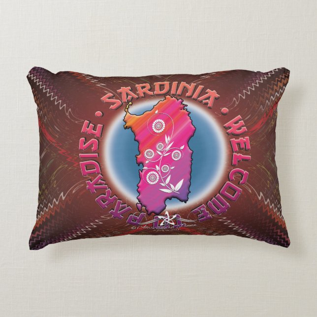 Sardinien Prydnadskudde (Framsidan)