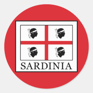 Sardinien Runt Klistermärke