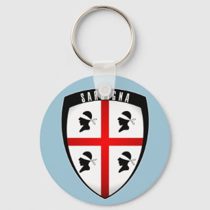 Sardinien, Shield-Vapenskölden (ljusblå) nyckelked Nyckelring