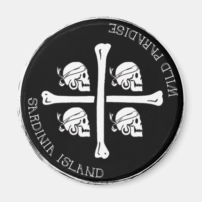 Sardinien, Vild Paradise - Magnet (Framsidan)