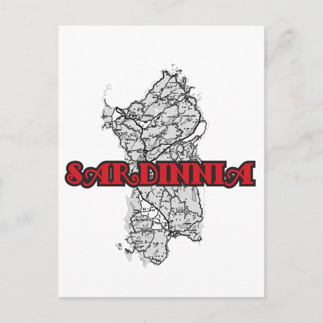 Sardinien Vykort (Framsida)