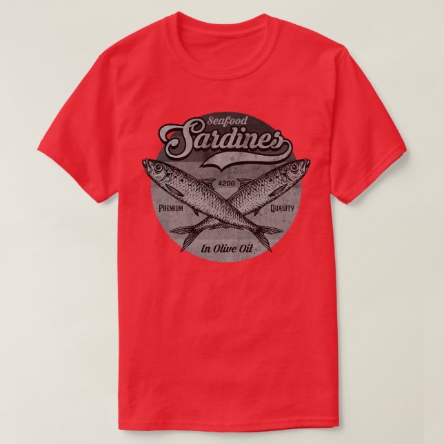 Sardiniens etikett BW T Shirt (Design framsida)