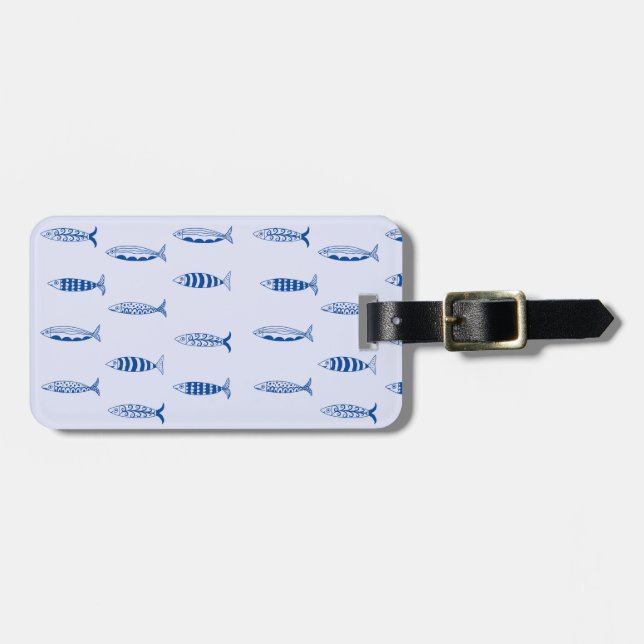 Sardinmönster Bagagebricka (Horisontell Framsida)