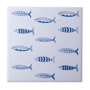 Sardinmönster Kakelplatta