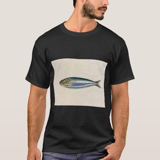 Sardinolja Målning T Shirt (Framsida)