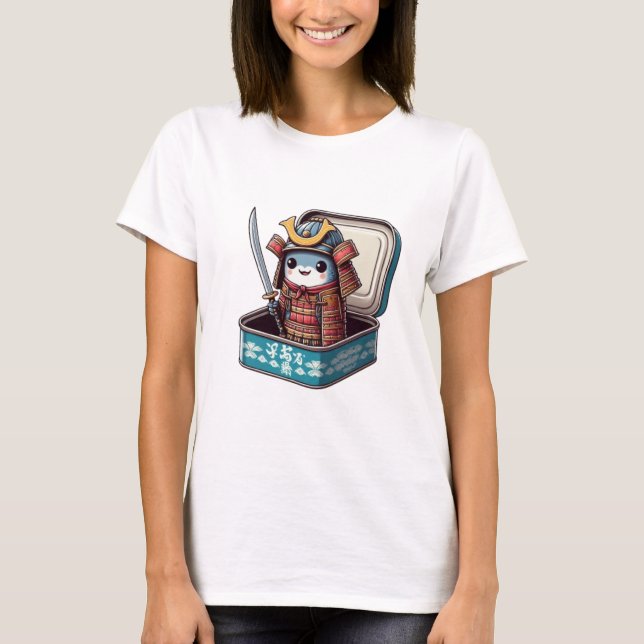Sardinsamuraj- Kvinnor T-shirt med särdrag (Framsida)