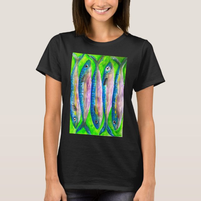 Sardinsk fisk 1 t shirt (Framsida)