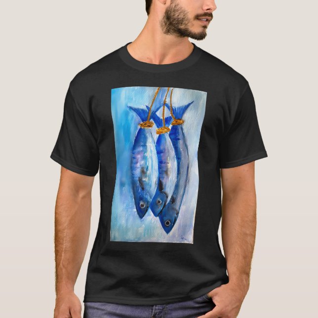 Sardinsk fisk 5 t shirt (Framsida)