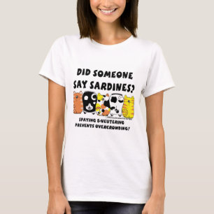 Sardinska katter tee shirt