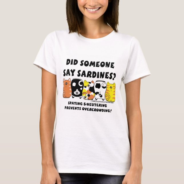 Sardinska katter tee shirt (Framsida)