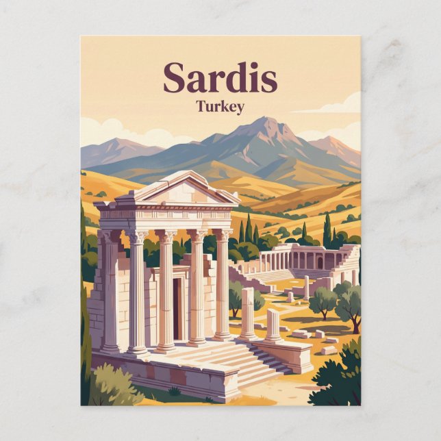 Sardis Turkiet Vykort (Framsida)