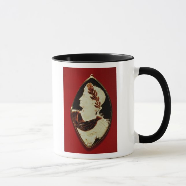 Sardonyx Cameo uthärda profilera av Tiberius Mugg (Höger)