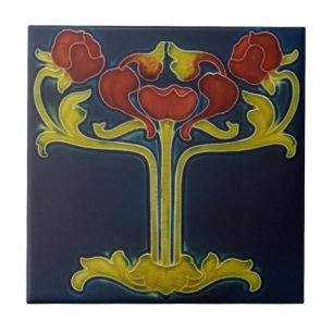 Särdrag Backsplash för art nouveauvintagedesigne Kakelplatta