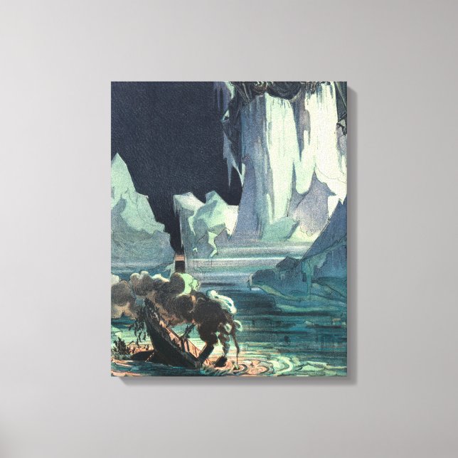 Sargasso Sea Grim Reaper & Sinking of Titanic Canvastryck (Framsida)