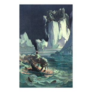 Sargasso Sea Grim Reaper & Sinking of Titanic Fototryck