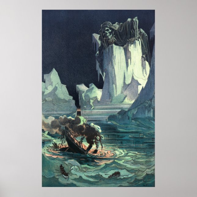 Sargasso Sea Grim Reaper & Sinking of Titanic Poster (Framsidan)