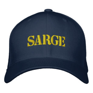 SARGE EMBROIDERED BASEBALL CAP BRODERAD KEPS