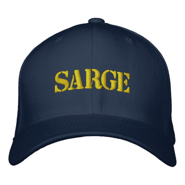 SARGE EMBROIDERED BASEBALL CAP BRODERAD KEPS (Framsida)