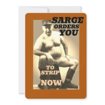 SARGE MANBOOBS samling av gratulationskort