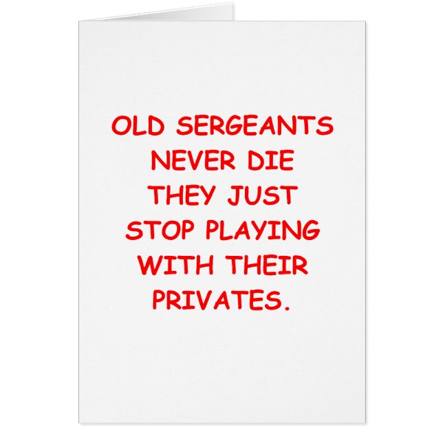 SARGE.png Hälsningskort (Framsidan)