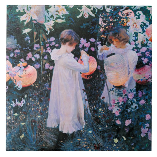 Sargent - Carnation, Lily, Lily Ro Kakelplatta (Framsidan)