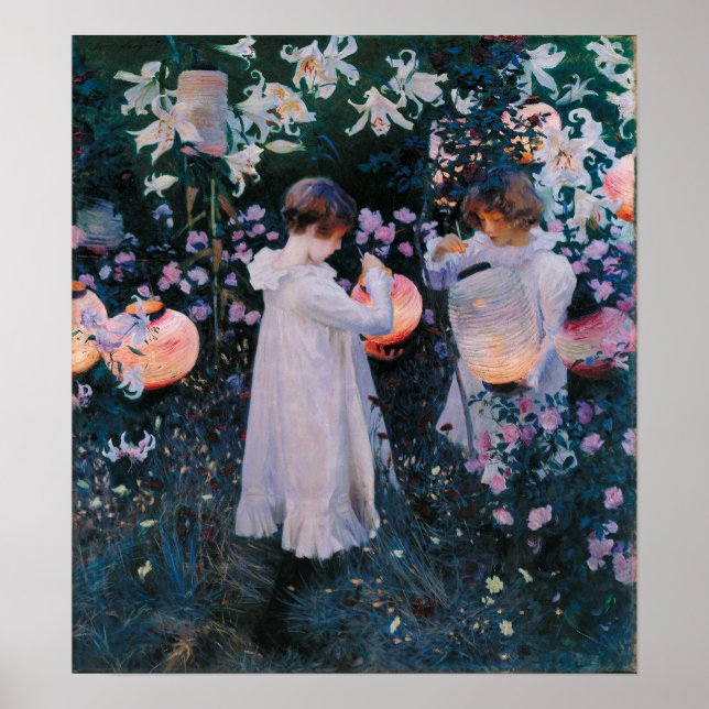 Sargent - Carnation Lily Lily Ro Poster (Framsidan)