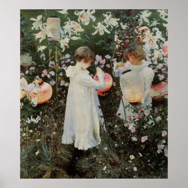 Sargent Carnation Lily Lily Ro Poster (Framsidan)